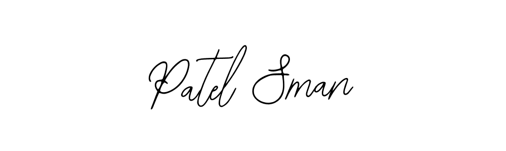 Patel Sman stylish signature style. Best Handwritten Sign (Bearetta-2O07w) for my name. Handwritten Signature Collection Ideas for my name Patel Sman. Patel Sman signature style 12 images and pictures png