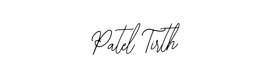 You should practise on your own different ways (Bearetta-2O07w) to write your name (Patel Tirth) in signature. don't let someone else do it for you. Patel Tirth signature style 12 images and pictures png