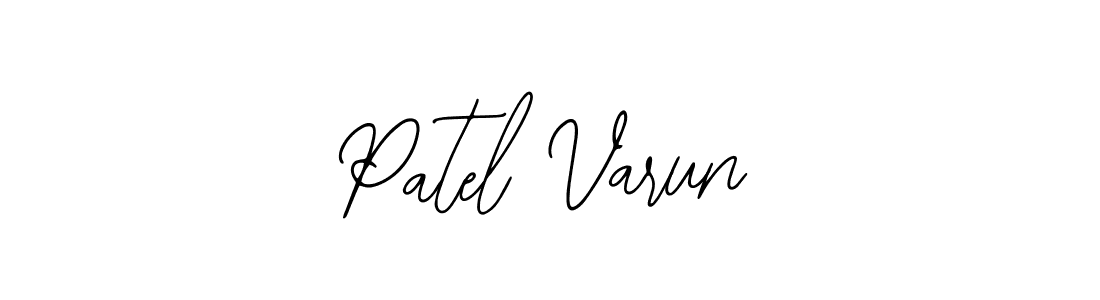 How to make Patel Varun signature? Bearetta-2O07w is a professional autograph style. Create handwritten signature for Patel Varun name. Patel Varun signature style 12 images and pictures png