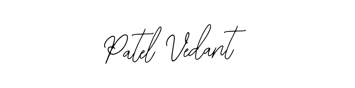 Patel Vedant stylish signature style. Best Handwritten Sign (Bearetta-2O07w) for my name. Handwritten Signature Collection Ideas for my name Patel Vedant. Patel Vedant signature style 12 images and pictures png