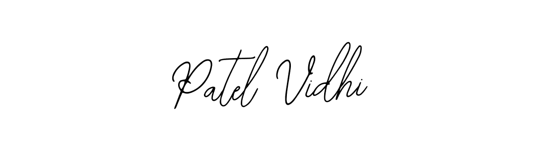 You should practise on your own different ways (Bearetta-2O07w) to write your name (Patel Vidhi) in signature. don't let someone else do it for you. Patel Vidhi signature style 12 images and pictures png