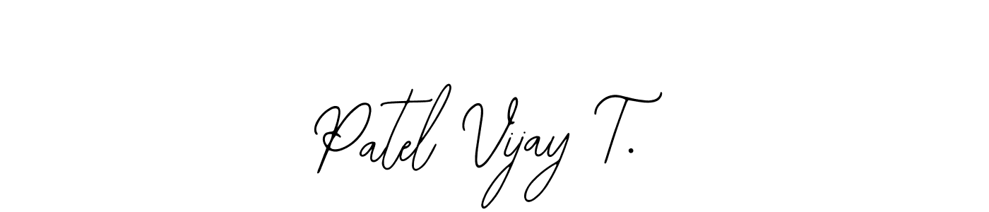 Similarly Bearetta-2O07w is the best handwritten signature design. Signature creator online .You can use it as an online autograph creator for name Patel Vijay T.. Patel Vijay T. signature style 12 images and pictures png