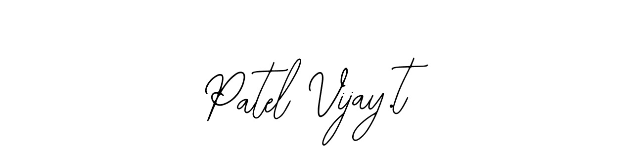 Create a beautiful signature design for name Patel Vijay.t. With this signature (Bearetta-2O07w) fonts, you can make a handwritten signature for free. Patel Vijay.t signature style 12 images and pictures png