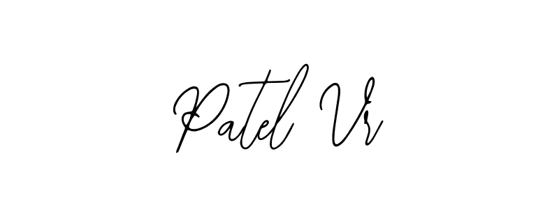 You should practise on your own different ways (Bearetta-2O07w) to write your name (Patel Vr) in signature. don't let someone else do it for you. Patel Vr signature style 12 images and pictures png
