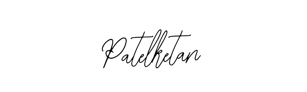 How to make Patelketan name signature. Use Bearetta-2O07w style for creating short signs online. This is the latest handwritten sign. Patelketan signature style 12 images and pictures png