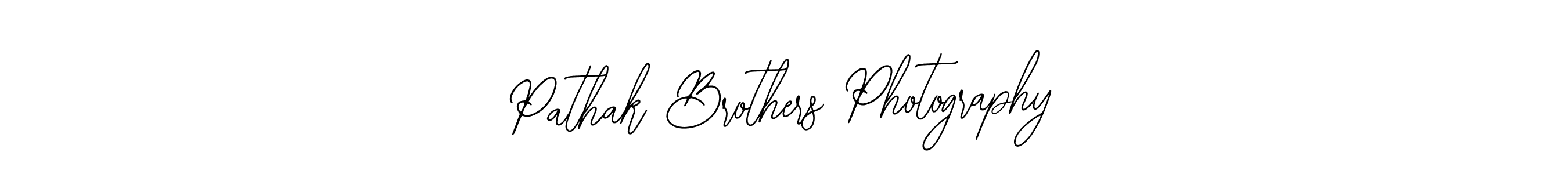 Use a signature maker to create a handwritten signature online. With this signature software, you can design (Bearetta-2O07w) your own signature for name Pathak Brothers Photography. Pathak Brothers Photography signature style 12 images and pictures png