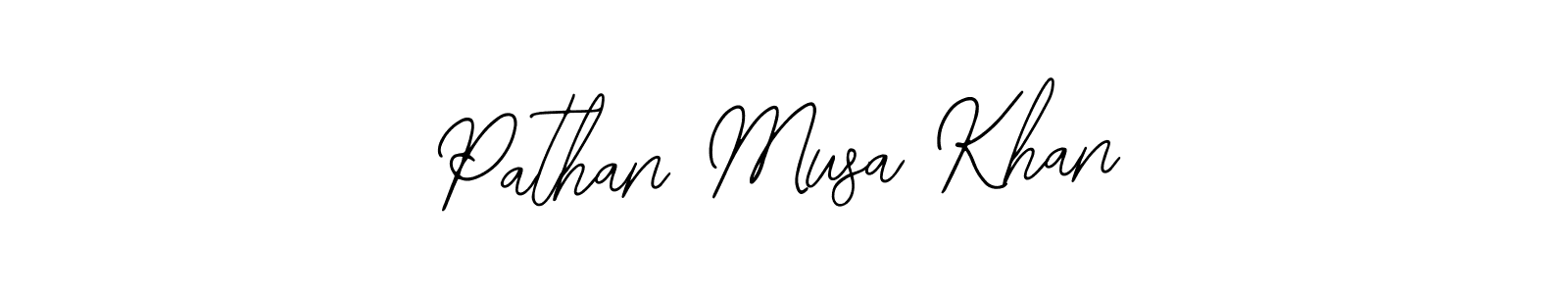 Also we have Pathan Musa Khan name is the best signature style. Create professional handwritten signature collection using Bearetta-2O07w autograph style. Pathan Musa Khan signature style 12 images and pictures png