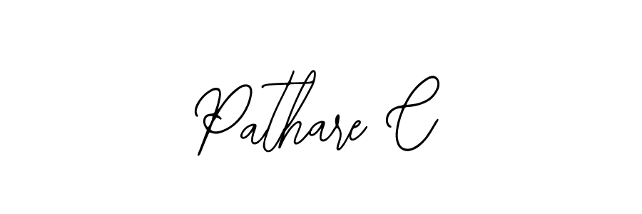 if you are searching for the best signature style for your name Pathare C. so please give up your signature search. here we have designed multiple signature styles  using Bearetta-2O07w. Pathare C signature style 12 images and pictures png