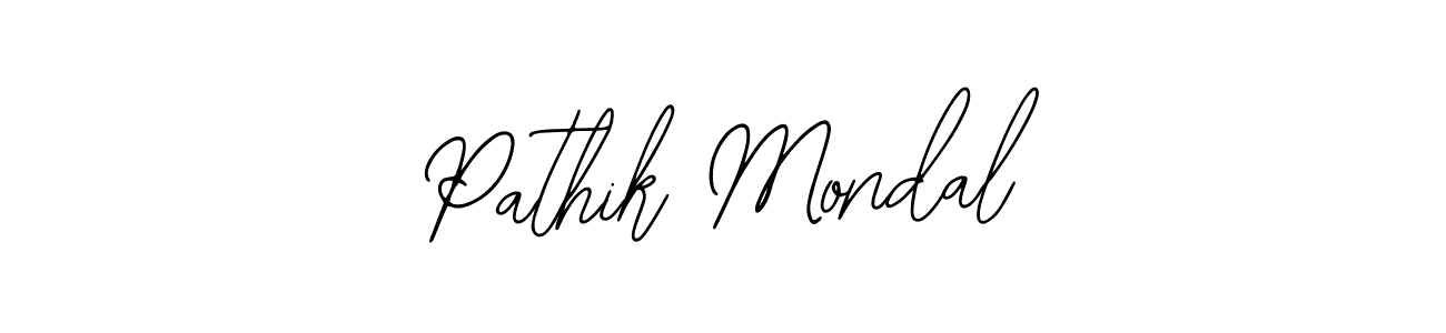 if you are searching for the best signature style for your name Pathik Mondal. so please give up your signature search. here we have designed multiple signature styles  using Bearetta-2O07w. Pathik Mondal signature style 12 images and pictures png