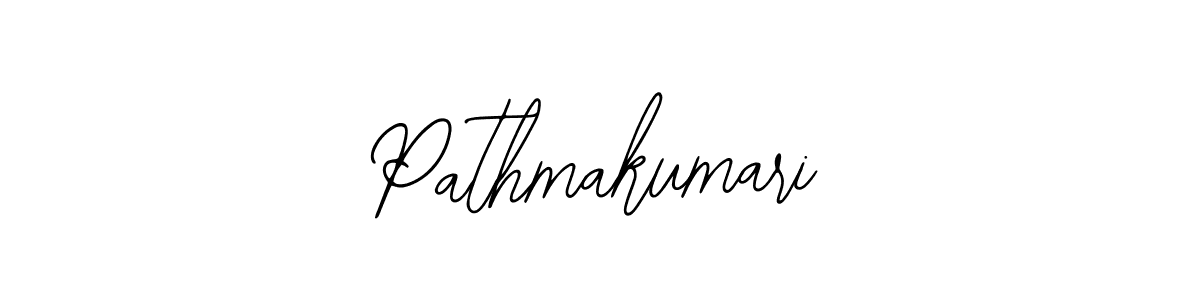 Use a signature maker to create a handwritten signature online. With this signature software, you can design (Bearetta-2O07w) your own signature for name Pathmakumari. Pathmakumari signature style 12 images and pictures png