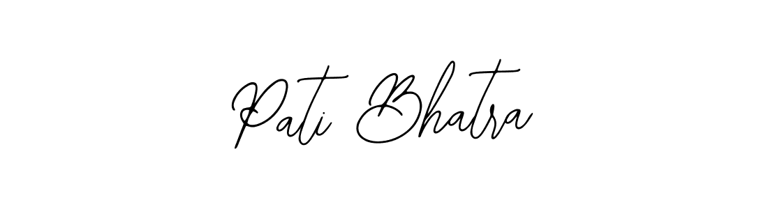Pati Bhatra stylish signature style. Best Handwritten Sign (Bearetta-2O07w) for my name. Handwritten Signature Collection Ideas for my name Pati Bhatra. Pati Bhatra signature style 12 images and pictures png