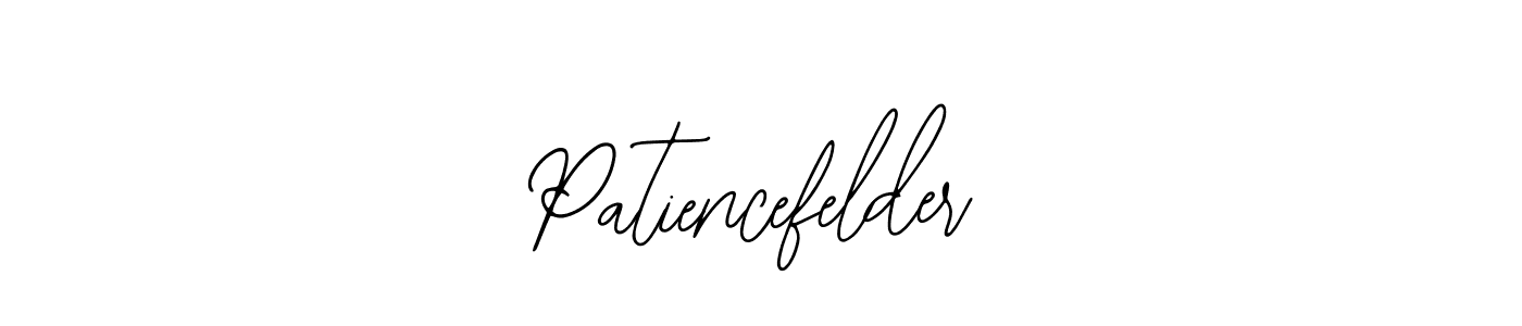 You should practise on your own different ways (Bearetta-2O07w) to write your name (Patiencefelder) in signature. don't let someone else do it for you. Patiencefelder signature style 12 images and pictures png