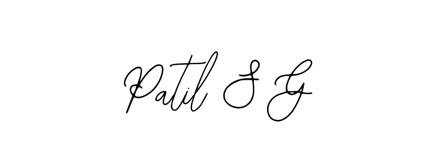 Design your own signature with our free online signature maker. With this signature software, you can create a handwritten (Bearetta-2O07w) signature for name Patil S G. Patil S G signature style 12 images and pictures png