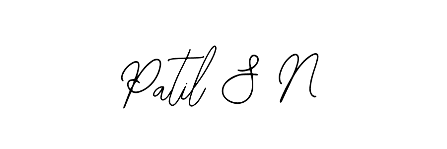 Also You can easily find your signature by using the search form. We will create Patil S N name handwritten signature images for you free of cost using Bearetta-2O07w sign style. Patil S N signature style 12 images and pictures png