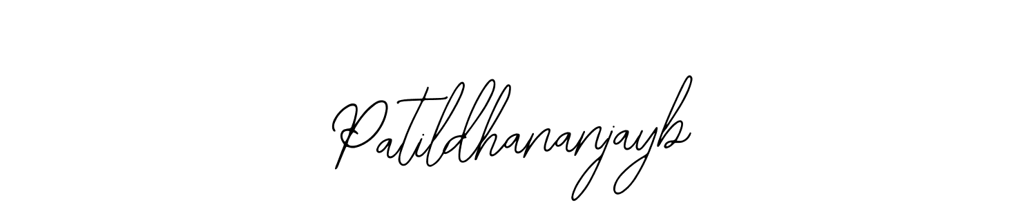 How to make Patildhananjayb name signature. Use Bearetta-2O07w style for creating short signs online. This is the latest handwritten sign. Patildhananjayb signature style 12 images and pictures png