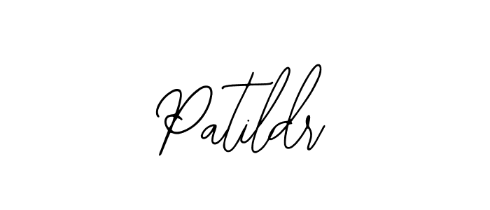 How to make Patildr signature? Bearetta-2O07w is a professional autograph style. Create handwritten signature for Patildr name. Patildr signature style 12 images and pictures png