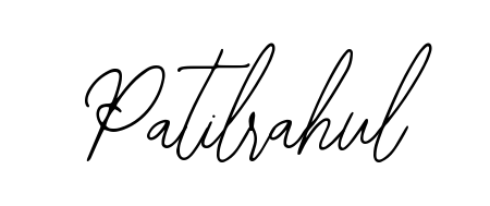 Express your personality with a custom Patilrahul signature crafted with Bearetta-2O07w typography. Free transparent PNG download available. Patilrahul signature style 12 images and pictures png
