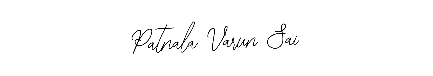 Create a beautiful signature design for name Patnala Varun Sai. With this signature (Bearetta-2O07w) fonts, you can make a handwritten signature for free. Patnala Varun Sai signature style 12 images and pictures png