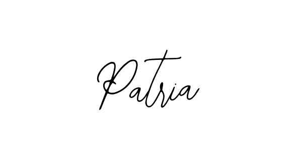 You should practise on your own different ways (Bearetta-2O07w) to write your name (Patria) in signature. don't let someone else do it for you. Patria signature style 12 images and pictures png