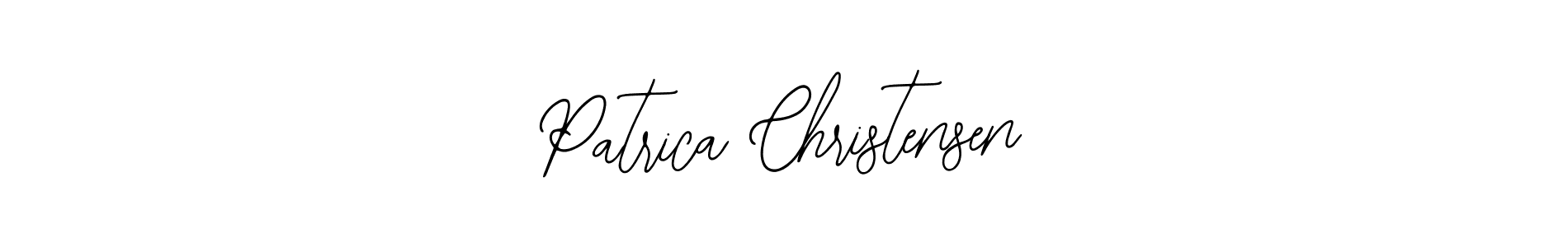 The best way (Bearetta-2O07w) to make a short signature is to pick only two or three words in your name. The name Patrica Christensen include a total of six letters. For converting this name. Patrica Christensen signature style 12 images and pictures png