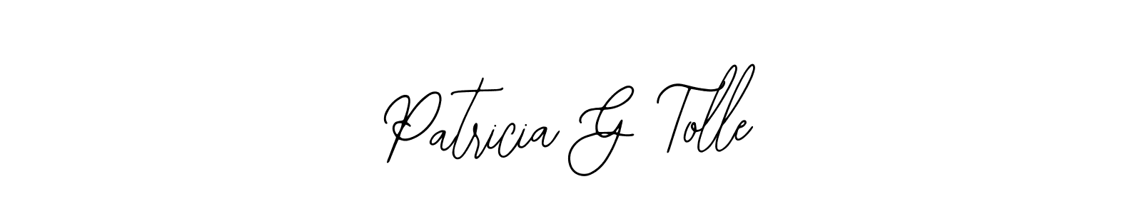 It looks lik you need a new signature style for name Patricia G Tolle. Design unique handwritten (Bearetta-2O07w) signature with our free signature maker in just a few clicks. Patricia G Tolle signature style 12 images and pictures png