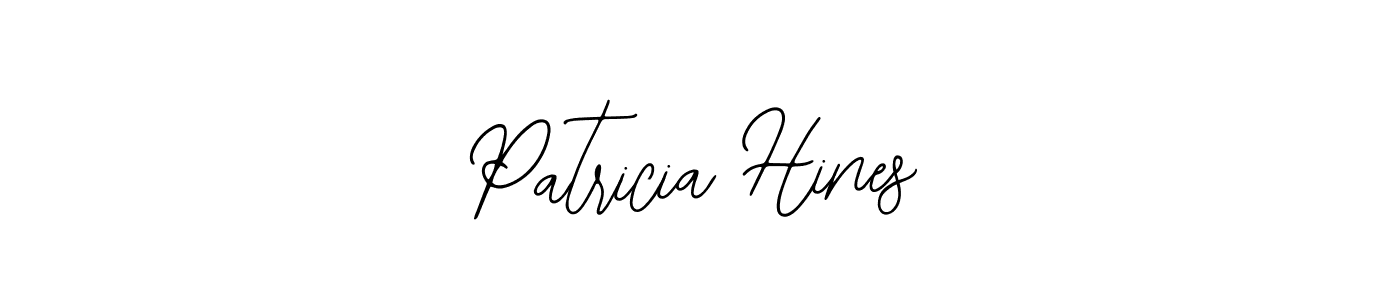 Make a beautiful signature design for name Patricia Hines. Use this online signature maker to create a handwritten signature for free. Patricia Hines signature style 12 images and pictures png