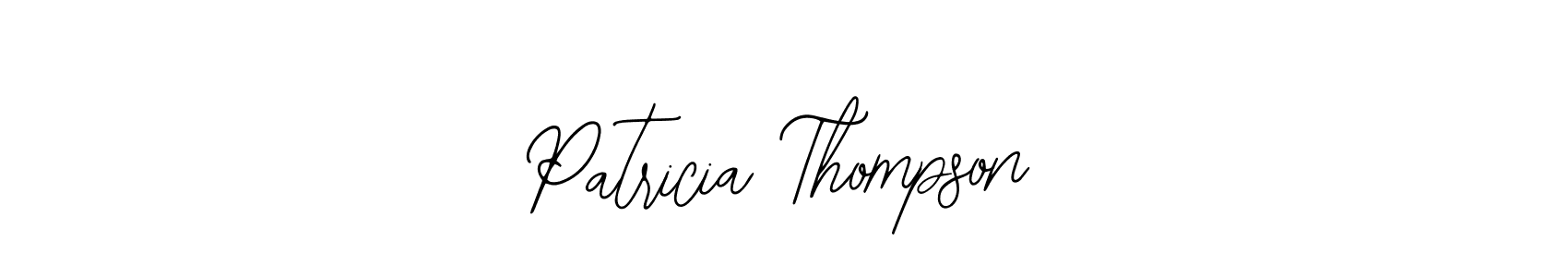 How to make Patricia Thompson name signature. Use Bearetta-2O07w style for creating short signs online. This is the latest handwritten sign. Patricia Thompson signature style 12 images and pictures png