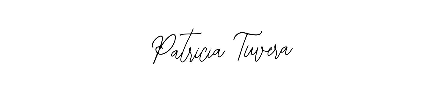 You should practise on your own different ways (Bearetta-2O07w) to write your name (Patricia Tuvera) in signature. don't let someone else do it for you. Patricia Tuvera signature style 12 images and pictures png