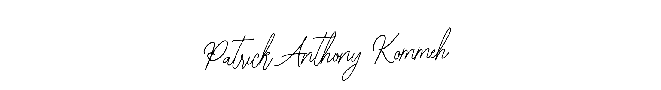 Here are the top 10 professional signature styles for the name Patrick Anthony Kommeh. These are the best autograph styles you can use for your name. Patrick Anthony Kommeh signature style 12 images and pictures png