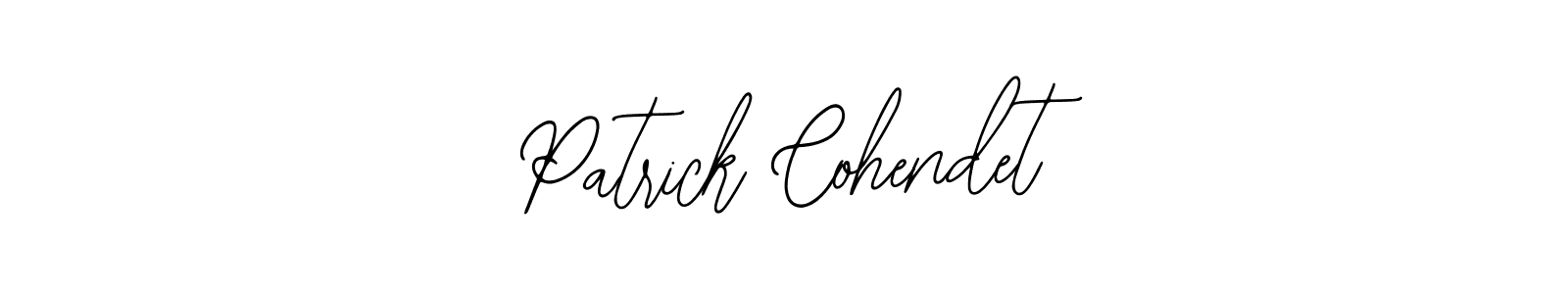 You should practise on your own different ways (Bearetta-2O07w) to write your name (Patrick Cohendet) in signature. don't let someone else do it for you. Patrick Cohendet signature style 12 images and pictures png
