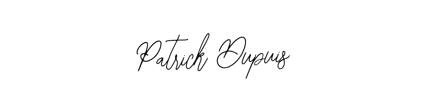 It looks lik you need a new signature style for name Patrick Dupuis. Design unique handwritten (Bearetta-2O07w) signature with our free signature maker in just a few clicks. Patrick Dupuis signature style 12 images and pictures png