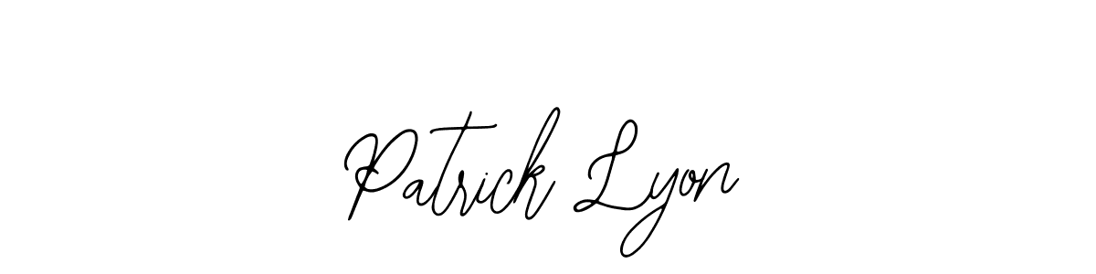 The best way (Bearetta-2O07w) to make a short signature is to pick only two or three words in your name. The name Patrick Lyon include a total of six letters. For converting this name. Patrick Lyon signature style 12 images and pictures png