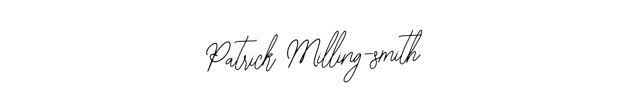 Make a beautiful signature design for name Patrick Milling-smith. With this signature (Bearetta-2O07w) style, you can create a handwritten signature for free. Patrick Milling-smith signature style 12 images and pictures png