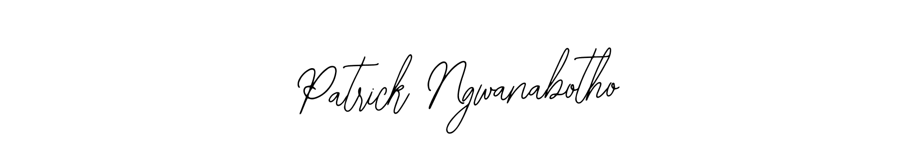 Bearetta-2O07w is a professional signature style that is perfect for those who want to add a touch of class to their signature. It is also a great choice for those who want to make their signature more unique. Get Patrick Ngwanabotho name to fancy signature for free. Patrick Ngwanabotho signature style 12 images and pictures png