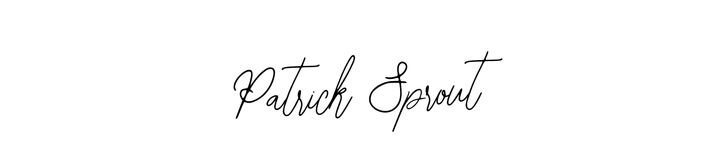Best and Professional Signature Style for Patrick Sprout. Bearetta-2O07w Best Signature Style Collection. Patrick Sprout signature style 12 images and pictures png