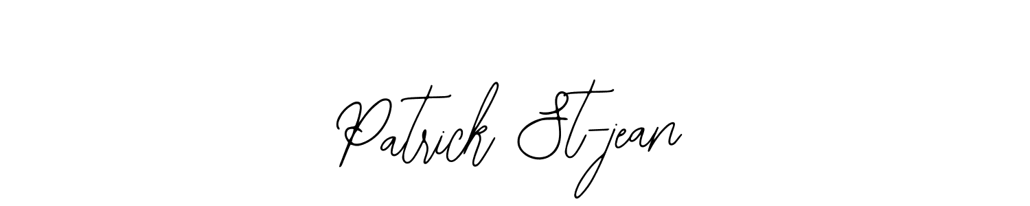 Design your own signature with our free online signature maker. With this signature software, you can create a handwritten (Bearetta-2O07w) signature for name Patrick St-jean. Patrick St-jean signature style 12 images and pictures png