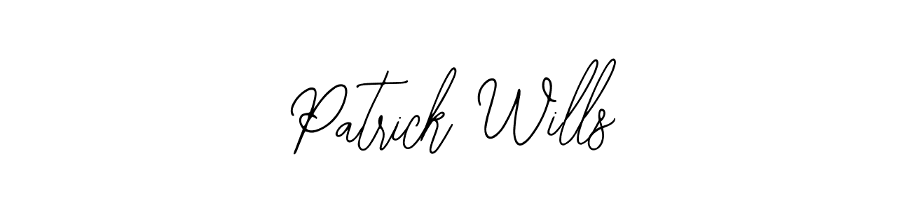 How to make Patrick Wills signature? Bearetta-2O07w is a professional autograph style. Create handwritten signature for Patrick Wills name. Patrick Wills signature style 12 images and pictures png