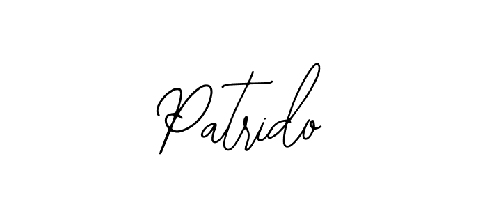 if you are searching for the best signature style for your name Patrido. so please give up your signature search. here we have designed multiple signature styles  using Bearetta-2O07w. Patrido signature style 12 images and pictures png