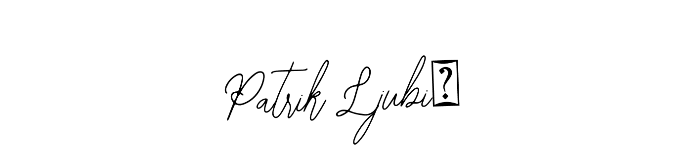 Make a beautiful signature design for name Patrik LjubiĆ. Use this online signature maker to create a handwritten signature for free. Patrik LjubiĆ signature style 12 images and pictures png