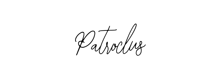 How to make Patroclus name signature. Use Bearetta-2O07w style for creating short signs online. This is the latest handwritten sign. Patroclus signature style 12 images and pictures png