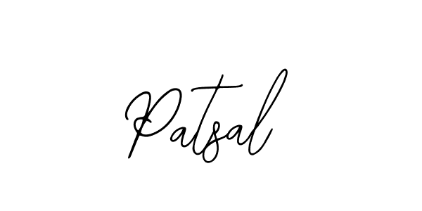How to make Patsal signature? Bearetta-2O07w is a professional autograph style. Create handwritten signature for Patsal name. Patsal signature style 12 images and pictures png