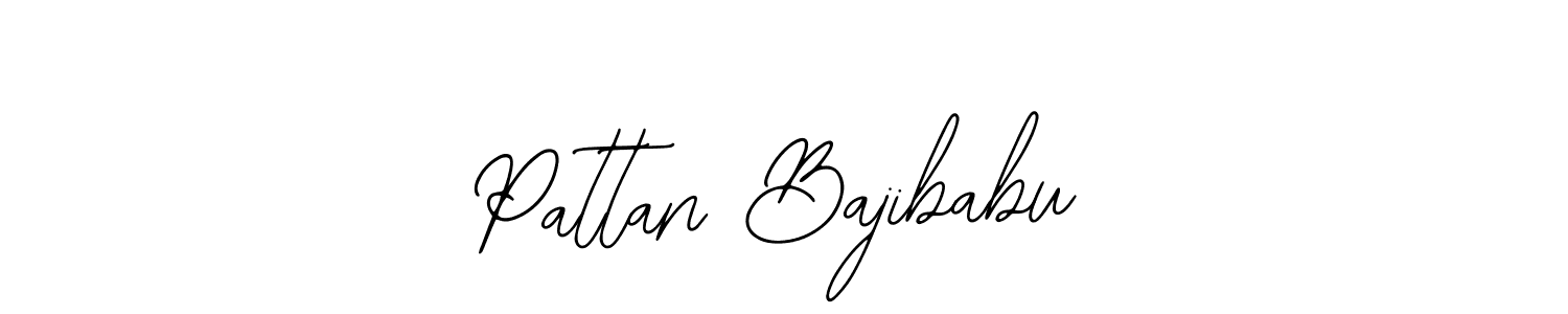 Design your own signature with our free online signature maker. With this signature software, you can create a handwritten (Bearetta-2O07w) signature for name Pattan Bajibabu. Pattan Bajibabu signature style 12 images and pictures png