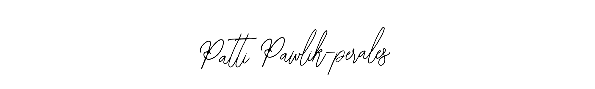 Also You can easily find your signature by using the search form. We will create Patti Pawlik-perales name handwritten signature images for you free of cost using Bearetta-2O07w sign style. Patti Pawlik-perales signature style 12 images and pictures png