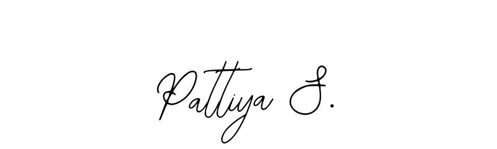 You should practise on your own different ways (Bearetta-2O07w) to write your name (Pattiya S.) in signature. don't let someone else do it for you. Pattiya S. signature style 12 images and pictures png