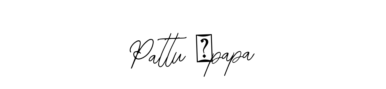 Also we have Pattu ❤papa name is the best signature style. Create professional handwritten signature collection using Bearetta-2O07w autograph style. Pattu ❤papa signature style 12 images and pictures png