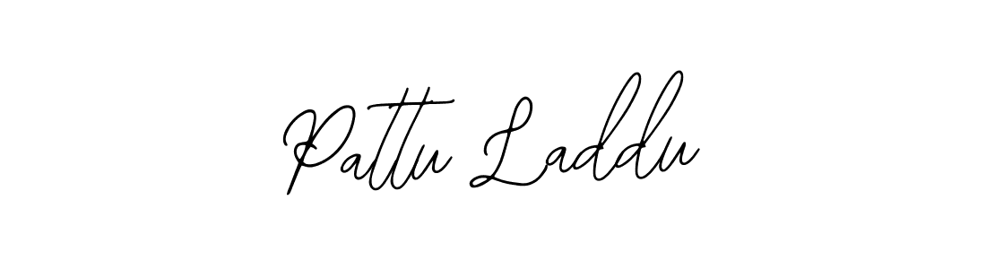 How to make Pattu Laddu name signature. Use Bearetta-2O07w style for creating short signs online. This is the latest handwritten sign. Pattu Laddu signature style 12 images and pictures png