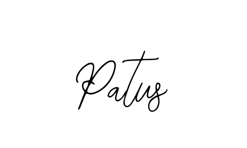Bearetta-2O07w is a professional signature style that is perfect for those who want to add a touch of class to their signature. It is also a great choice for those who want to make their signature more unique. Get Patus name to fancy signature for free. Patus signature style 12 images and pictures png