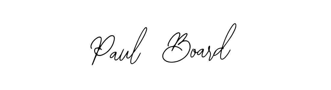 Use a signature maker to create a handwritten signature online. With this signature software, you can design (Bearetta-2O07w) your own signature for name Paul  Board. Paul  Board signature style 12 images and pictures png