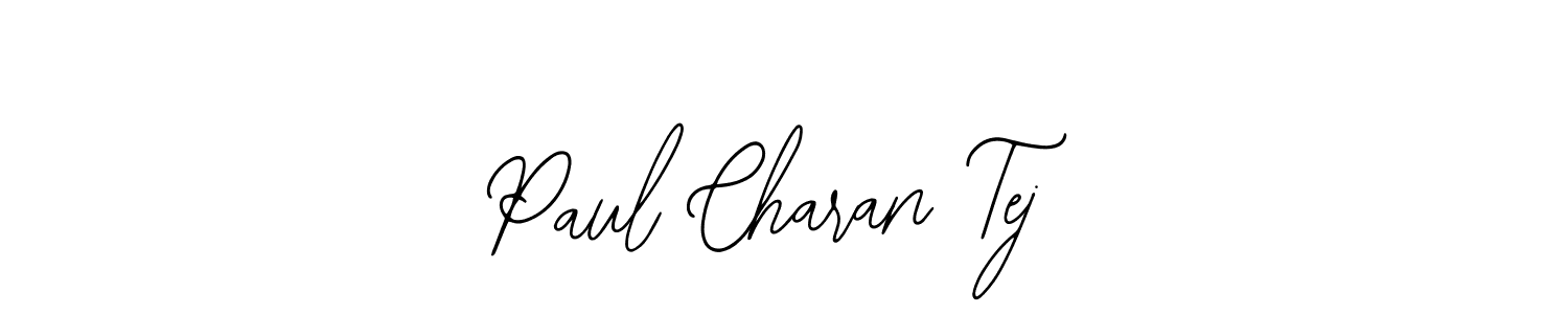 Also we have Paul Charan Tej name is the best signature style. Create professional handwritten signature collection using Bearetta-2O07w autograph style. Paul Charan Tej signature style 12 images and pictures png