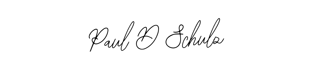 How to make Paul D Schulz signature? Bearetta-2O07w is a professional autograph style. Create handwritten signature for Paul D Schulz name. Paul D Schulz signature style 12 images and pictures png